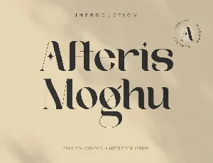 Afteris Moghu font