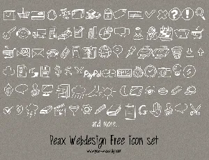 PeaxDrawnIcons font