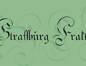 Strassburg Fraktur font