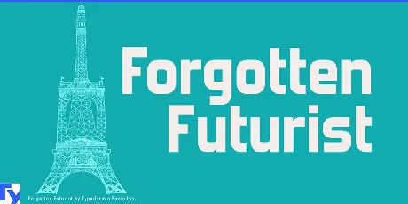 Forgotten Futurist font