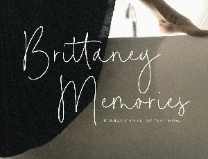 Brittaney Memories font