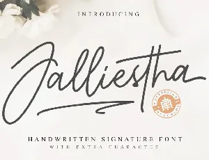 Jalliestha font