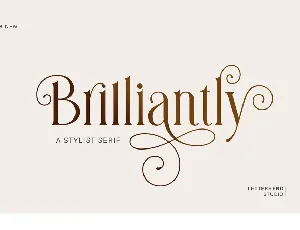 Brilliantly font