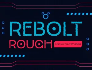 Rebolt Rough font