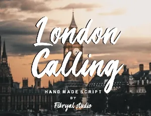 London Calling font