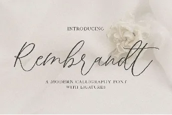 Rembrandt font