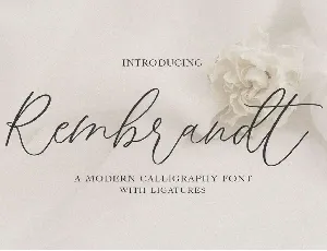 Rembrandt font