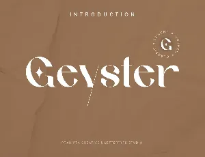 Geyster font