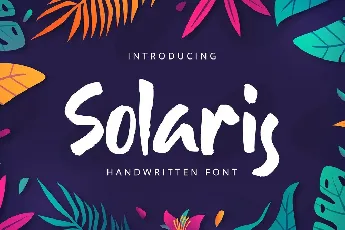 Solaris font