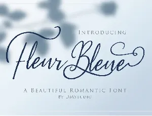 Fleur Bleue font