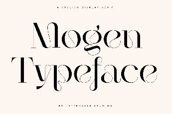 Mogen font