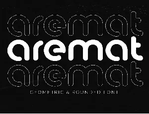 Aremat font