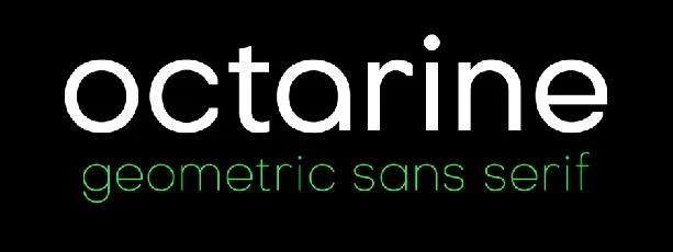 Octarine Family font