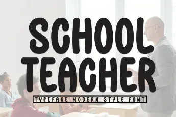 School Teachers Display font