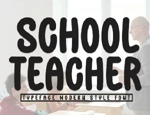 School Teachers Display font