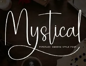 Mystical Script Typeface font