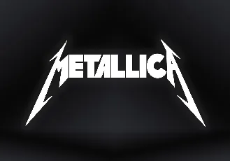 Metallica font