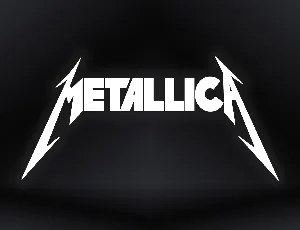 Metallica font