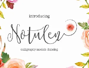 Notulen Free font