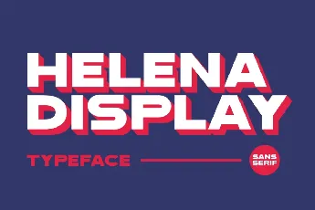 Helena Display font