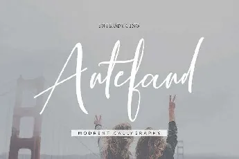 Antefand Script Free font