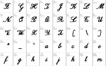 zai Calligraphy Script Handwritten font