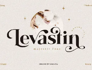 Levastin font