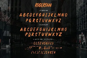 Rogersan font