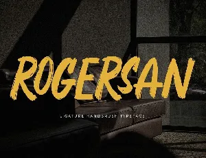 Rogersan font