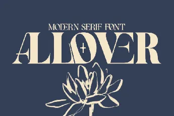 Allover Modern font