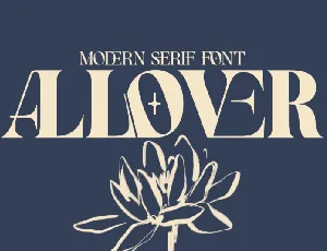 Allover Modern font