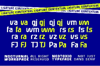 Neotoxic Futuristic font