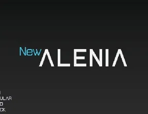 New Alenia Family font