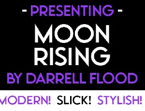 Moonrising font