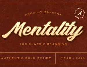 Mentality font