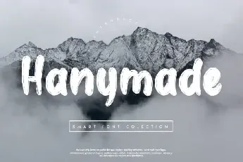 Hanymade Script font