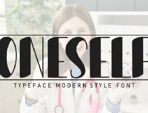 Oneself Display font