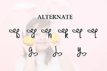 Bunnykids Display font