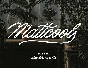 Mattcool font