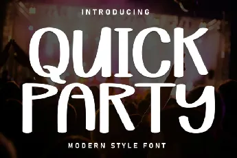 Quick Party Display font