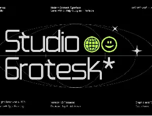 Studio Grotesk font