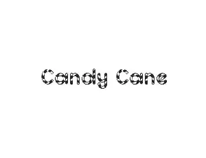 Candy Cane font