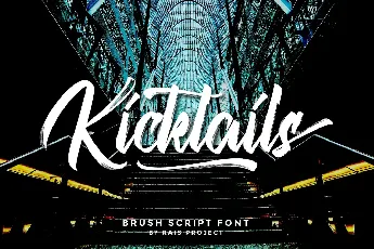 Kicktails Demo font