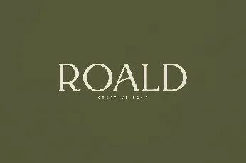 Roald font