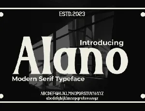 Alano font