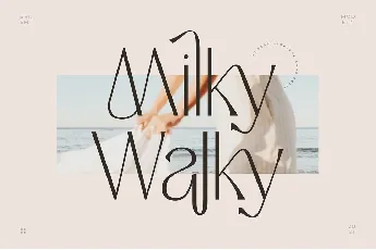 Milky Walky font