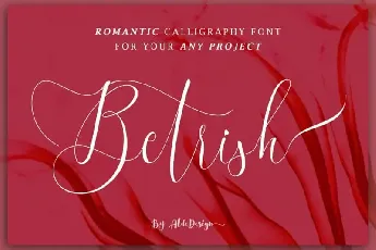 Melamar Calligraphy font