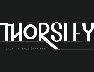 Thorsley Display font