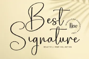 Best Signature Script font