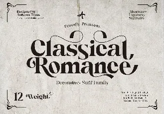 Classical Romance font